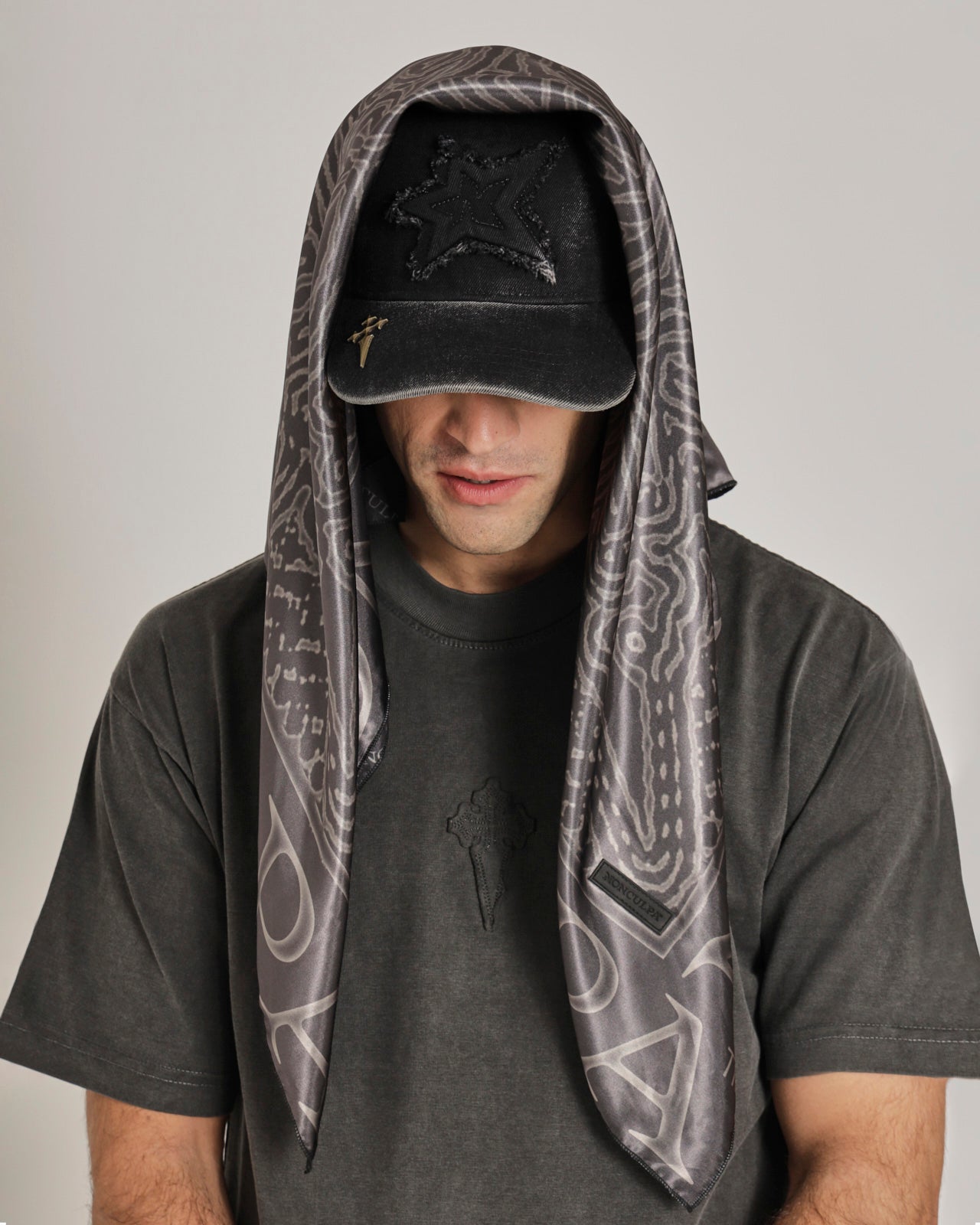 MONOGRAM CHAIN BANDANA