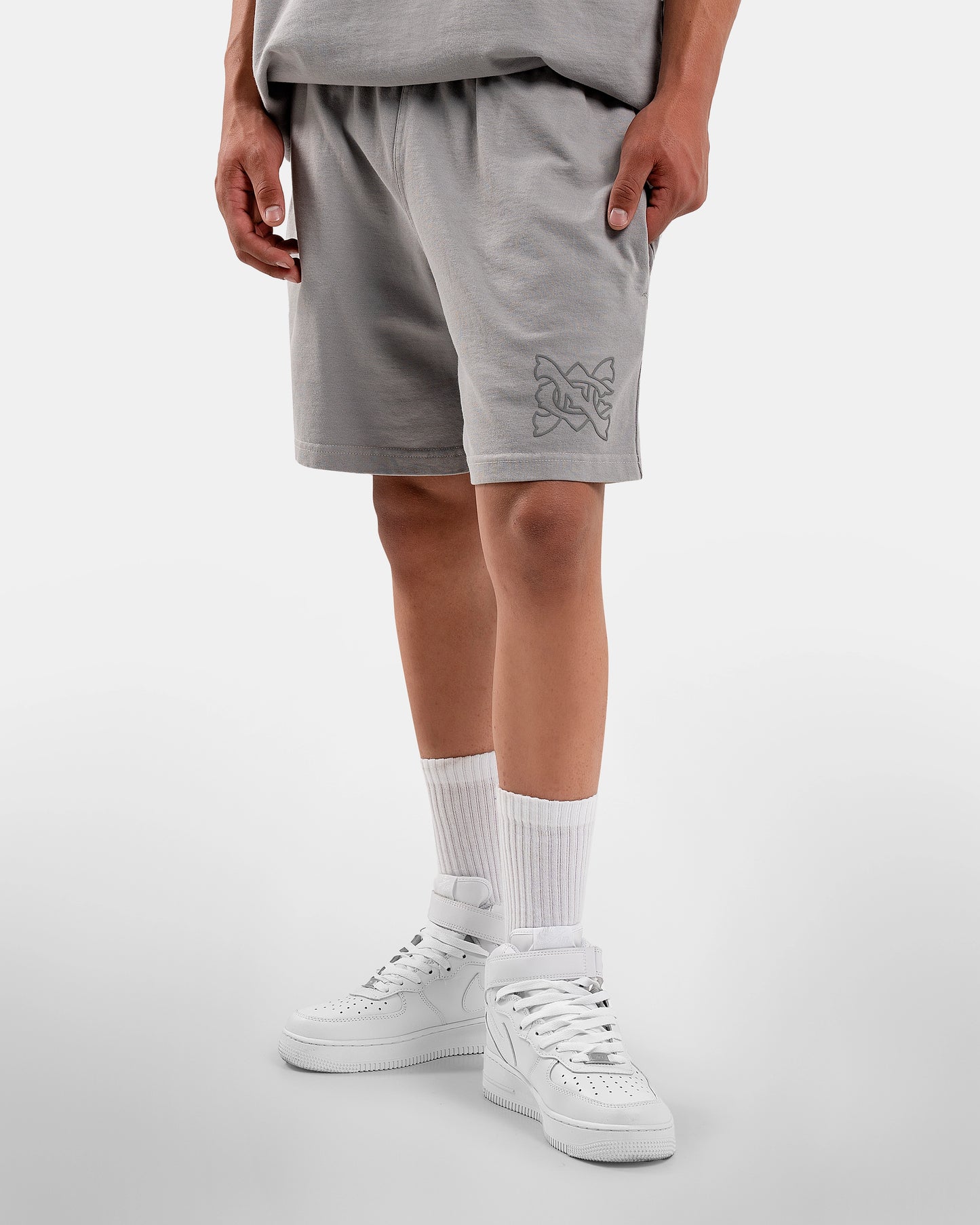 SHORT BÁSICOS 001 (GRIS)